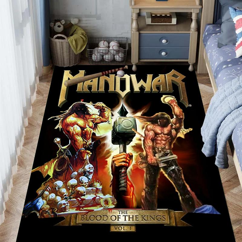 Manowar: Blood Kings carpet Doormat Living room and bedroom mats Dormitory decoration Bathroom mat Office chair cushion