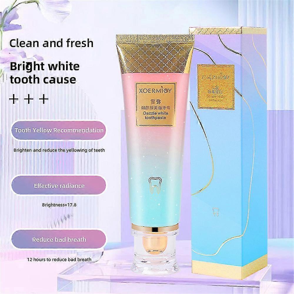 3pcs 100g Nicotinamide Bright White Anti-sensitive Toothpaste Whitening Toothpaste Remove Stains Plaque Fresh Breath Teeth Care