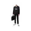 Puma X Maison Kitsune Collaborative Logo Print Half-Zip Sweatshirt Men Tops Black 532322-01