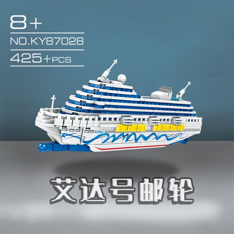 New Sailboat Boat Schooner Warship Vessel Building Blocks Sets DIY Pirate Ship Assemble Model Dolls Brick Children Toys Gifts