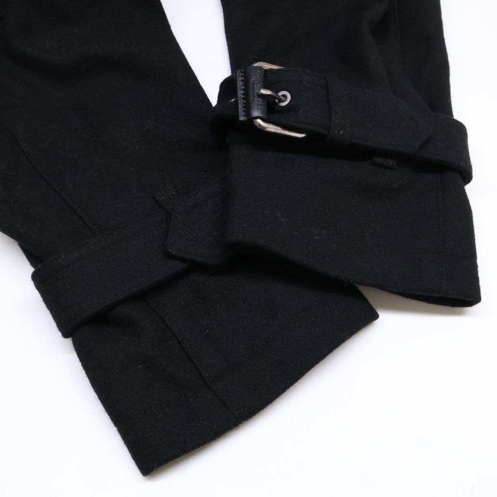 BLACK LABEL CRESTBRIDGE 51B40-210-09 LIMITED COLLECTION Black Cashmere Blend Belted Napoleon Coat coat L blackUsed