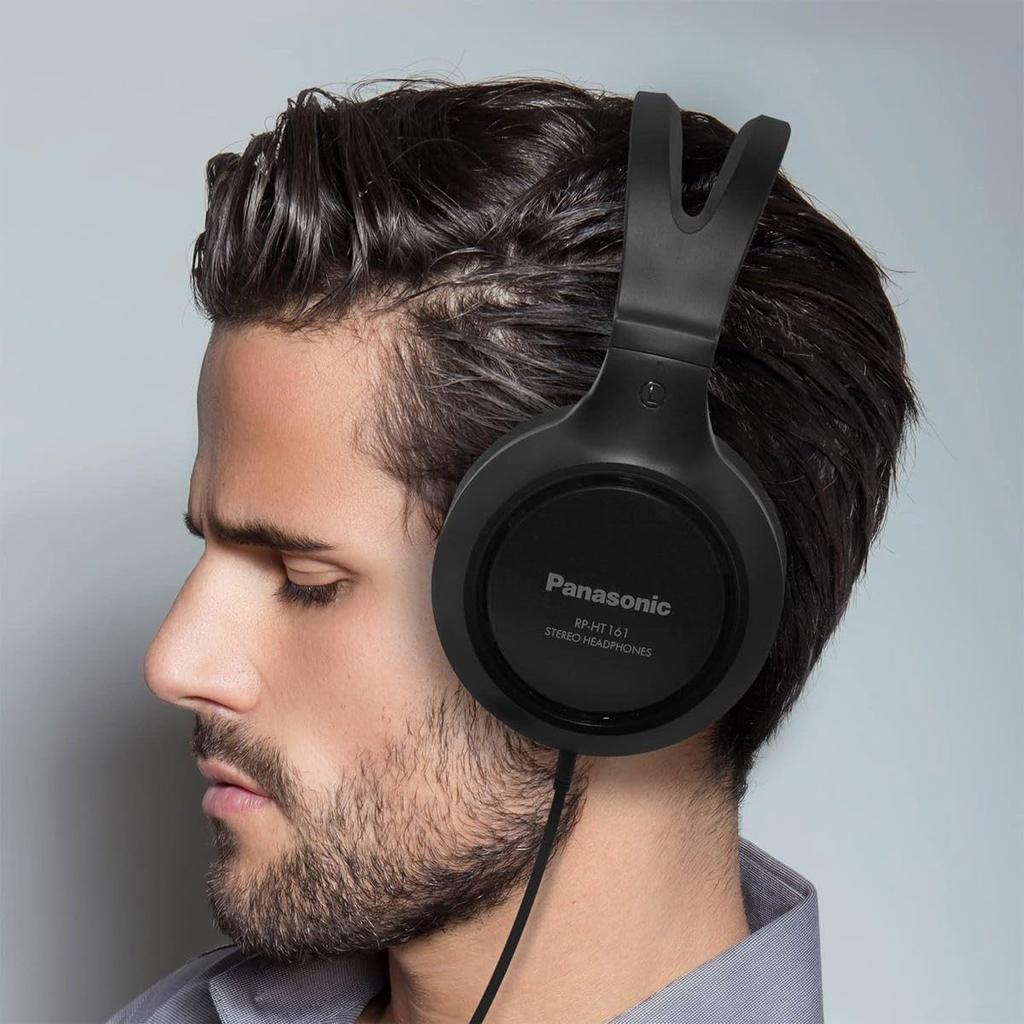 Panasonic Auriculares Ligeros RP-HT161-K con Puerto XBS