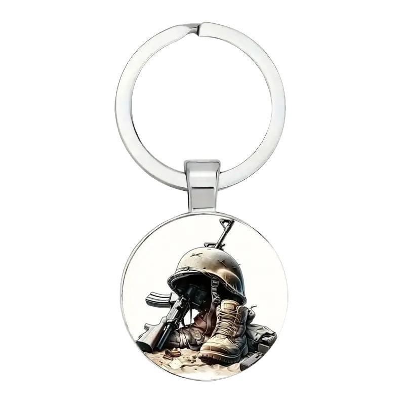 Vintage Military Style Zippo Lighter With Battle Boots Helmet And Weapon Design For Collectors Gift