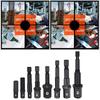 Versatile 8pc Impact Socket Adapter Kit For 1/4 Inch 3/8 Inch 1/2 Inch Drives