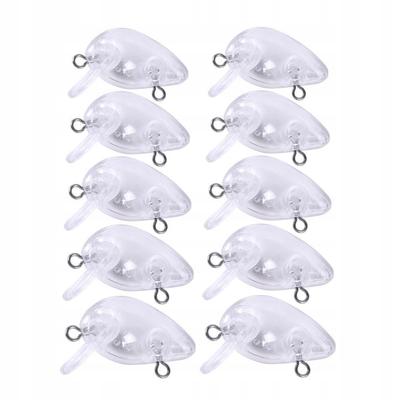 Körper Wobbler Hecht Zander Barsch DIY Zum Bemalen 3cm 1.2g 10Stk
