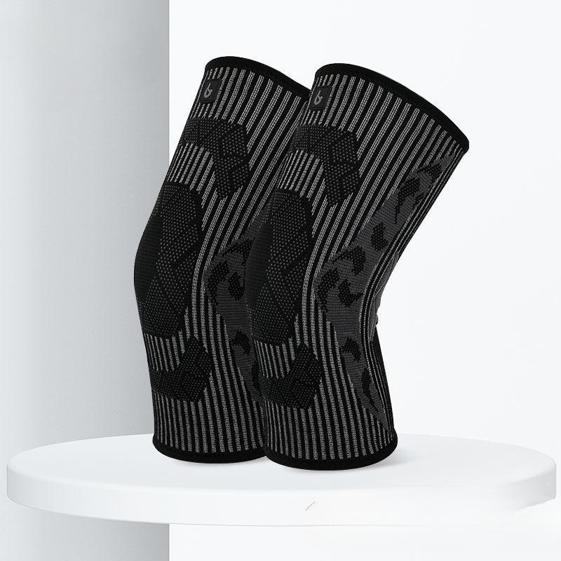 Sports knee pads for women running dance basketball meniscus protection professional fitness knitted knee sleeve gear