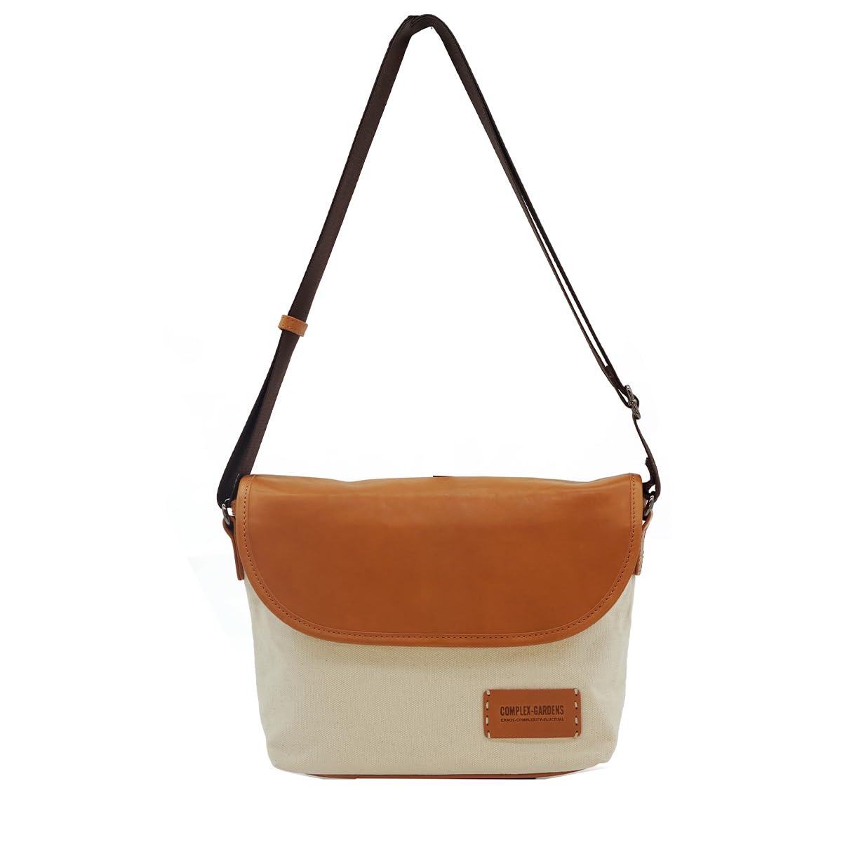 

[Laguard] Aoki Kaban COMPLEX GARDENS (Complex Gardens) Tadaima Shikon Hump Cowhide Leather Men s and Women s Compact Town Casual ([52] Camel x