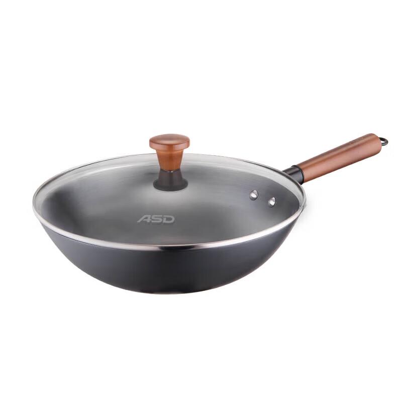 ASD Fine Iron Non-Coated Wok