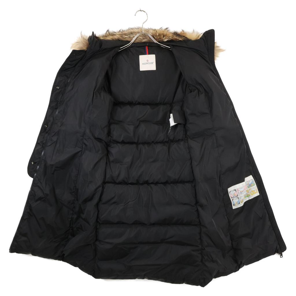 MONCLER [Domestic regular] KHLOE Chloe fur hooded down jacket coat 00 blackUsed