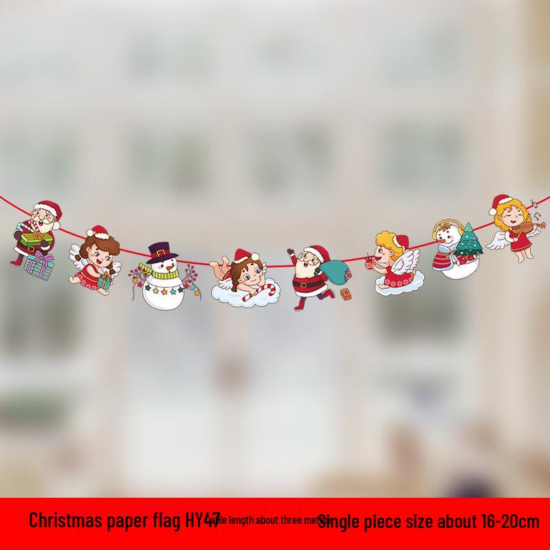 2025 Christmas Banners: Festive Hanging Decorations for Kindergartens and Malls