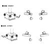 Home Theater Factory Projector Ceiling Adjustable Height from 150mm To an Avac Original Product from Home Theater Factory HF-PM45 (White) Tilt-Mounted