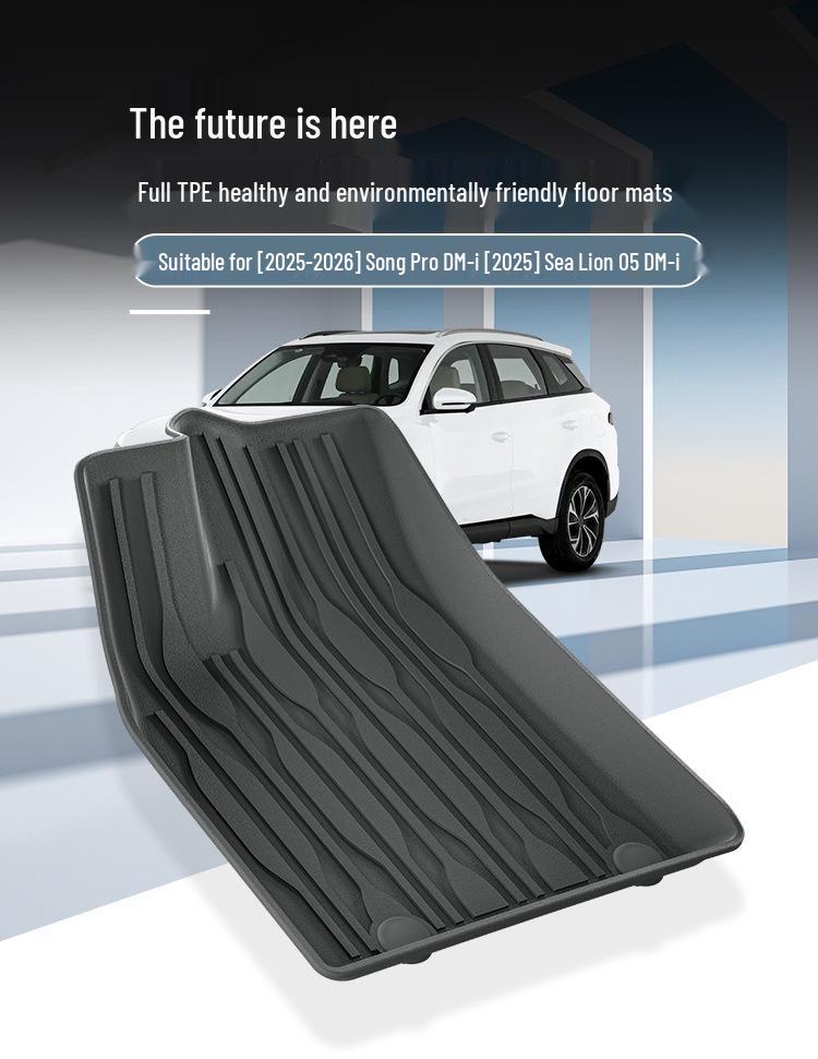 Waterproof TPE Floor & Trunk Mats for 2022-2026 BYD Song PRO