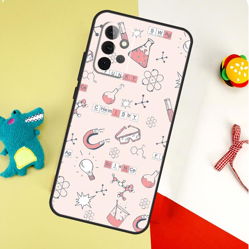 Biology and Chemistry For Samsung Galaxy A55 A35 A15 A54 A34 A14 A53 A33 A13 A05 A06 A16 A22 A32 A52 Phone Case
