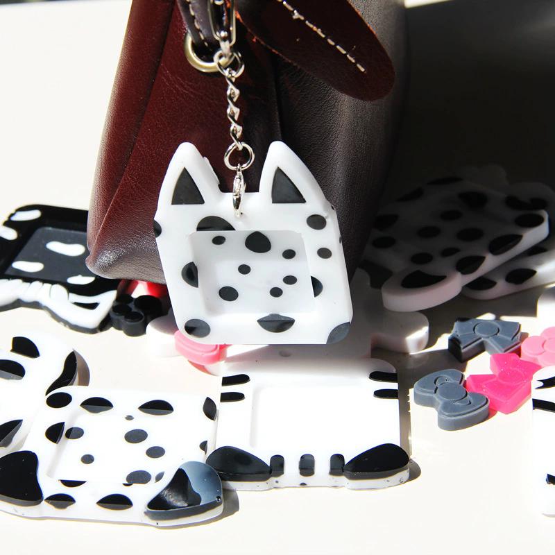 WTEMPO DIY Resin Animal Ears Shaped Design Mold Puppy Kitten Cute Pet Photo Frame Pendants Making Mold Silicone Mold for Pet Lover and Pet Adopters