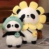 30/40cm Cute Panda Plush Toys Lovely Animal Bears Cosplay Unicorn Dinosaur Rabbit Flowers Pillow Stuffed Soft for Children Gift