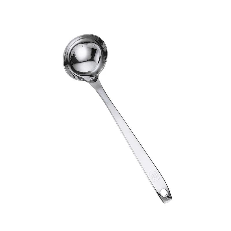 Golden 304 Stainless Steel Soup Ladle Ramen Spoon Skimmer Kitchen Tablespoons Colander New Cooking Utensils