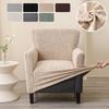 1 Stück Jacquard Tub Chair Bezug Elastische Club Sessel Überwürfe Einfarbige Einzelsofa Bezüge für Wohnzimmer Bar Café Zuhause