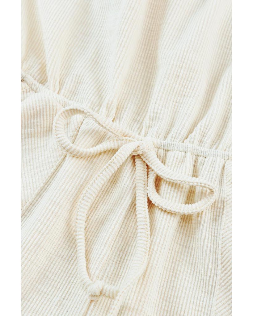 Azura Exchange Ribbed Elastic Waist Romper
