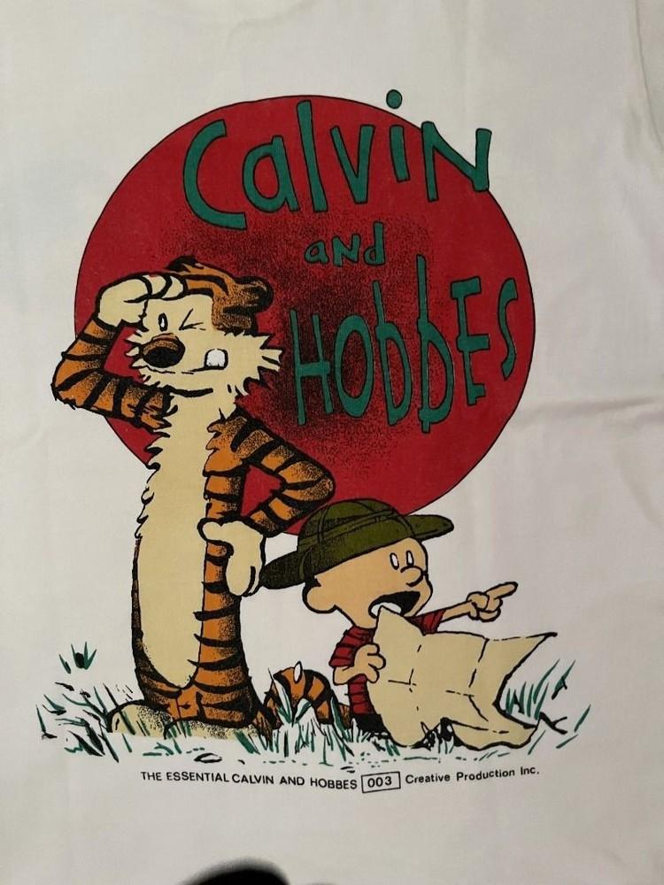 

Calvin and Hobbes Tshirt Cotton For men Women S4XL VN1822 Unisex T-Shirt L