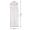 Wedding Dress Dust-proof Bag High-end Clothes Suit Jacket Hanging Waterproof Protector Covers Transparent Fully Enclosed