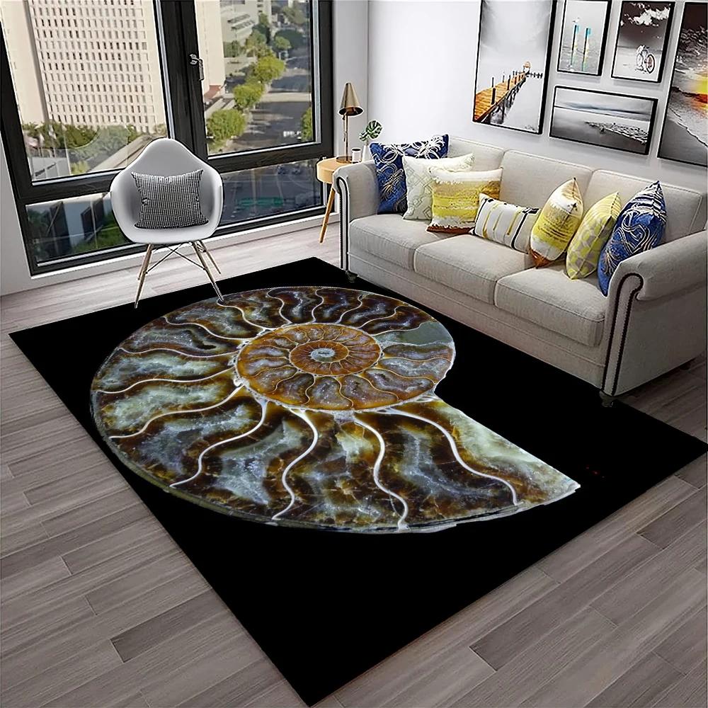 3D Dinosaur Animal Fossil Series Carpet HD Rug for Home Living Room Bedroom Sofa Doormat Decor,kids Area Rug Non-slip Floor Mat