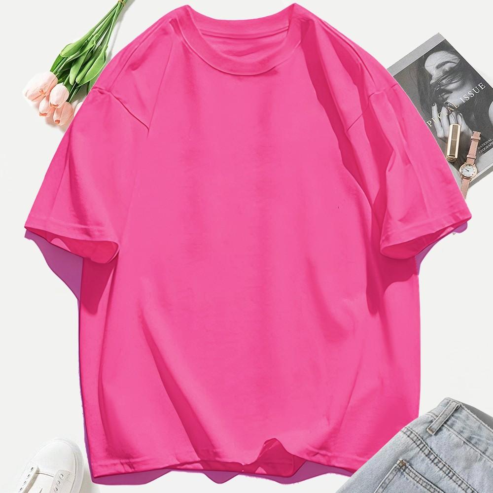 

Solid Color Summer Woman Basic T-Shirt Comfortable Oversize Short Sleeve O-Neck Cotton T Shirts Y2K Trendy Women 3XL