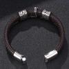Top-Selling Men's Retro Braided Rope Bracelet - Personalized Cool Cross Design