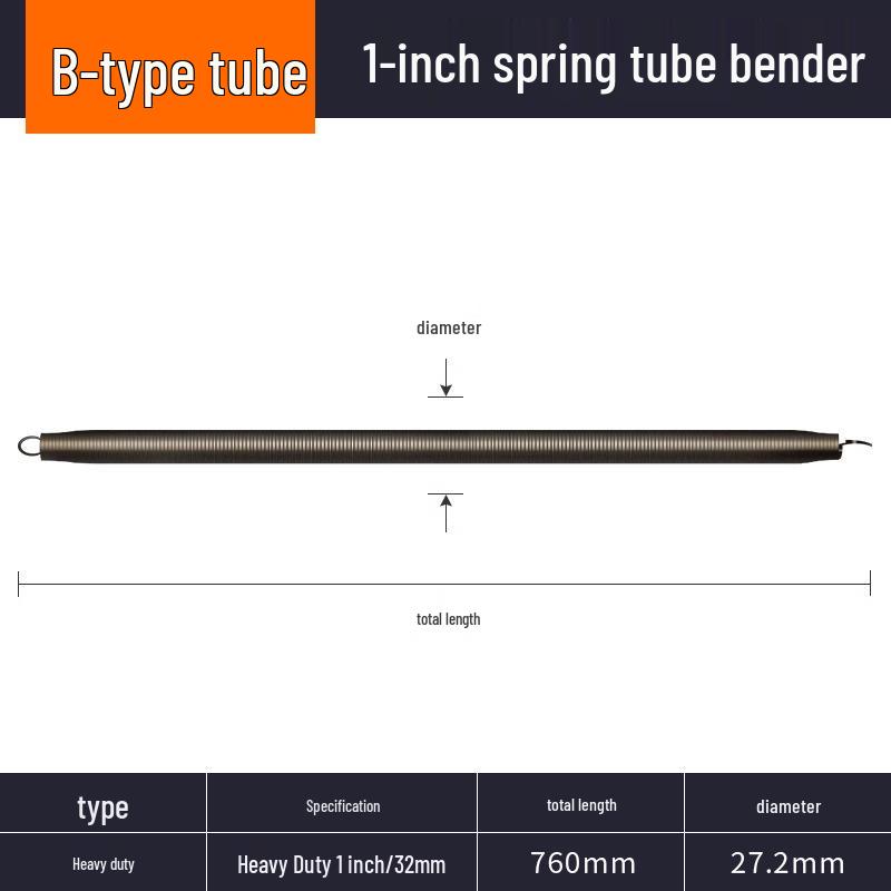 Handmatige Buigtang met 1,5m Buigveer voor Elektricien PVC Leiding, 3/8", 1/2", 3/4" Buigveer voor Koperen Buis.