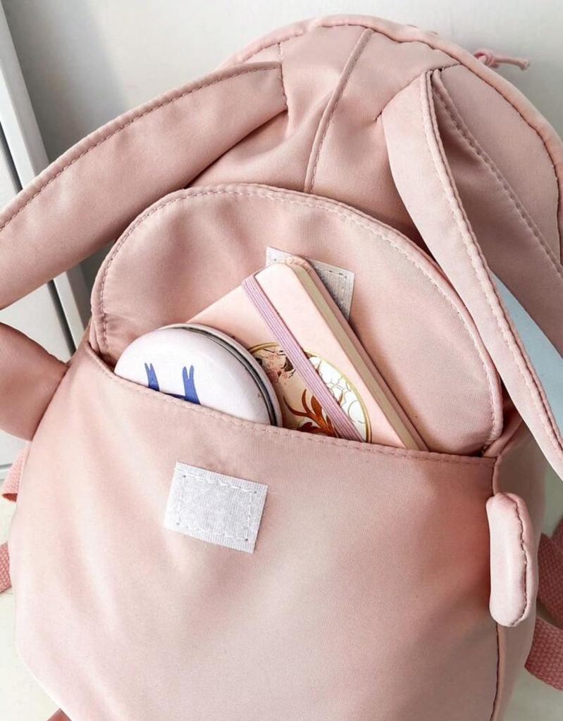 Kids Backpack with Ears and Cute Backpack J.B.things Rabbit-Shaped Tail, Design, Baby, Kids, (Purple, Mini)