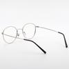 Alloaiweeo [Alo Basic] Al8202 1111G Cat'S Round Sanded Silver Metal Glasses