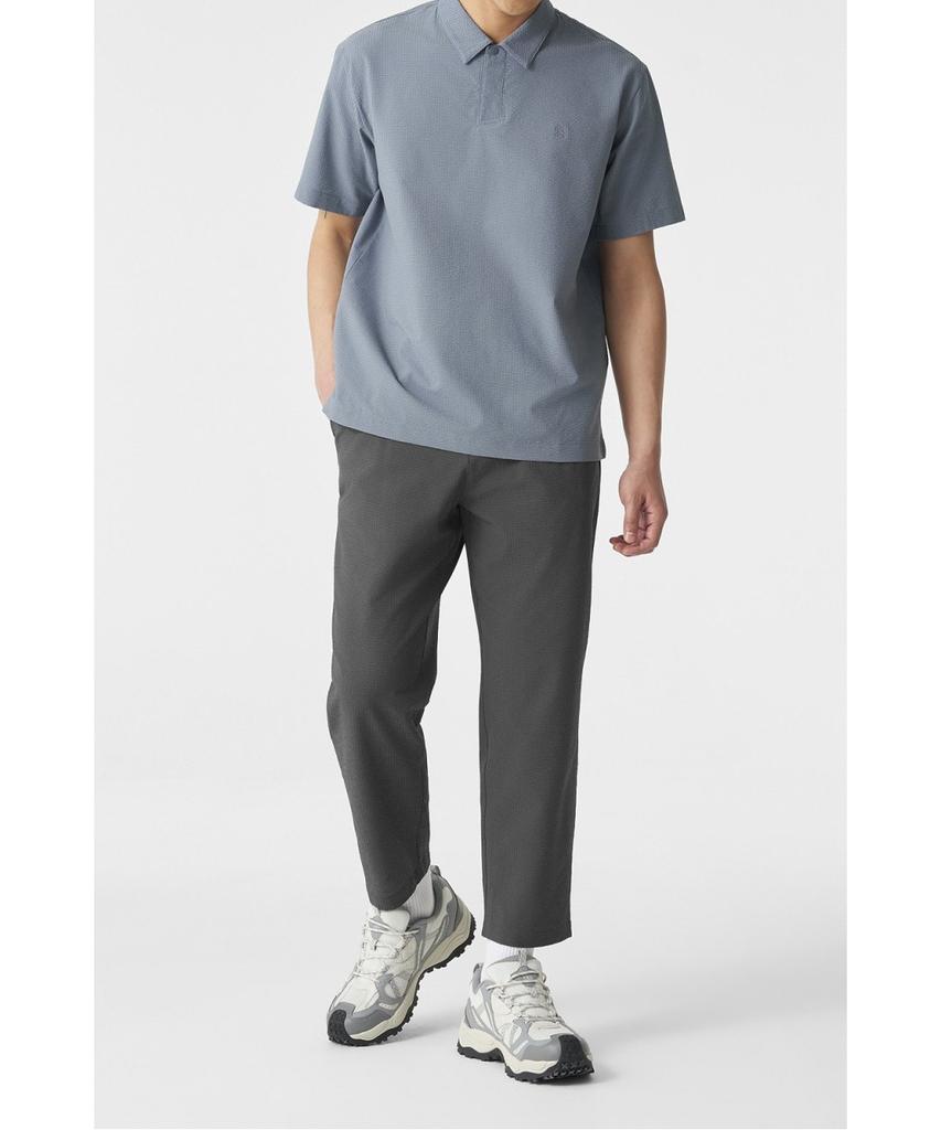 Koolongseupocheu Men'S Seersucker Tapered Fit Pants (Set-Up) Tlpnm26581Dgy