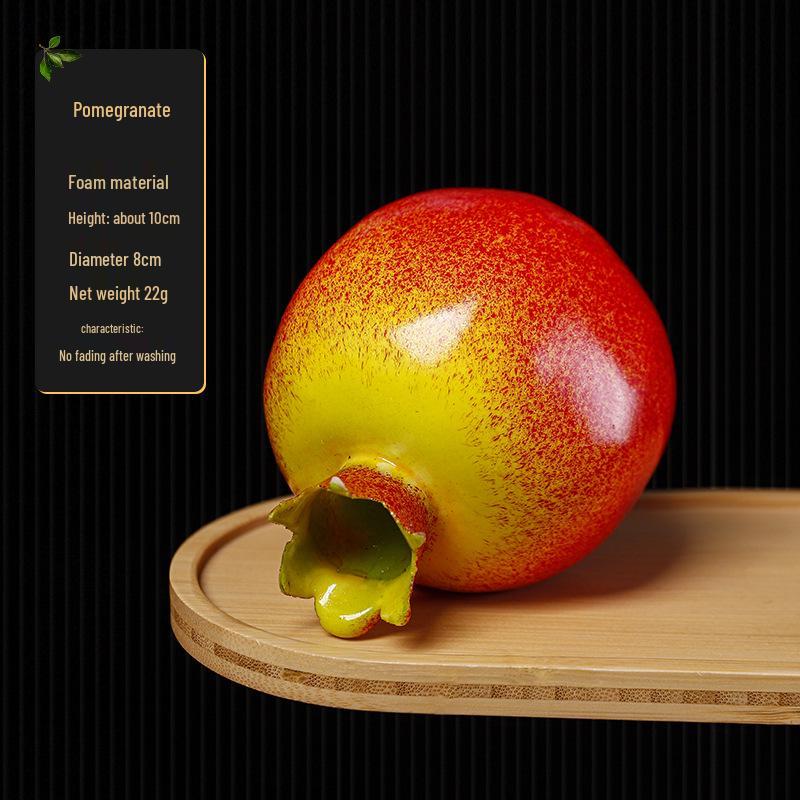 Modelli di Frutta e Verdura in Schiuma: Mele Finte Realistiche, Manghi, Arance, Banane per Decorazione e Oggetti di Scena Educativi.