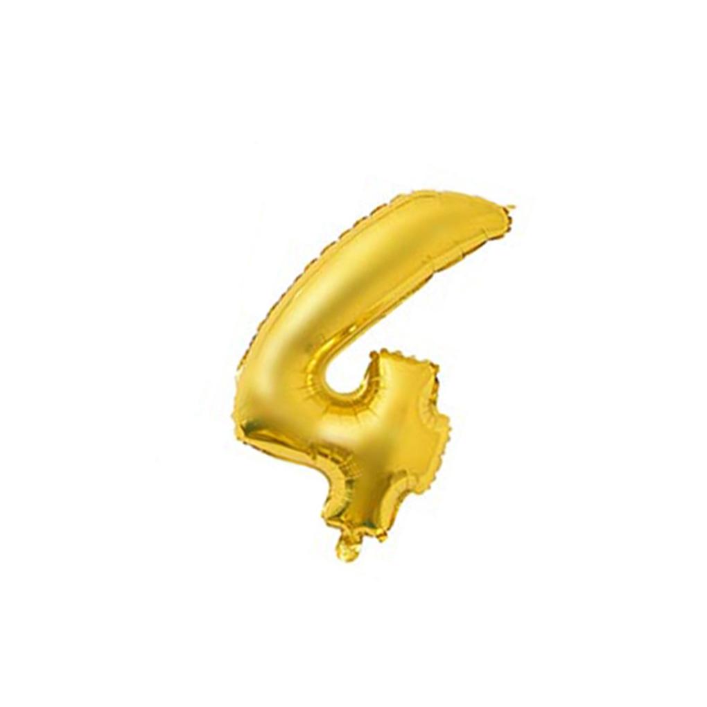 Party Balloon Aluminum Foil Number Balloon Wedding Birthday Party 16-inch Decoration