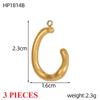 3PCS/LOT CARLIDANA Handmade Gold Plated Stainless Steel Charms, Sun Star Flower Butterfly Pendants for Bracelet Necklace Making