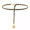 Fashion Chain Belt Female Waist Metal Belts For Women Luxury Tassel Thin Waistband Dress Coat Adjustable Corset Elegant