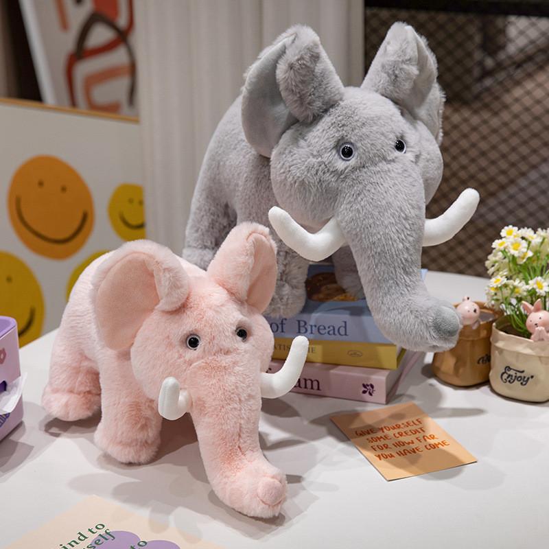 Adorable Plush Elephant Toy Stuffed Animal Cute Doll Perfect Birthday Gift Soft Hug Pillow