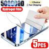 Película De Hidrogel Para iPhone, Protetor De Tela Para iPhone 13, 12, 11, 14, 15 17 16 Pro Max, 16 Pro, XR, XS Max, 7, 8 Plus, Não Vidro, 5 PCes