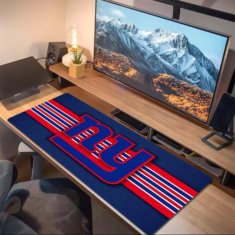 New York Giants Print Cushion Non-slip Laptop Tablet Big Mousepad XXL Mat Mini PC Playmat With Lock edge