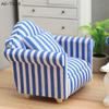 1/12 Dollhouse Simulation Sofa Model Doll Home Miniature Single/Double Sofa Living Room Furniture Decor Micro Scene Props