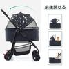 Detachable Folding Pet Dog Cat Foldable Pet 4 Rotating Front Rear Lightweight and Includes Suitable for and Senior Pet 15kg Weight Alloy Easy
