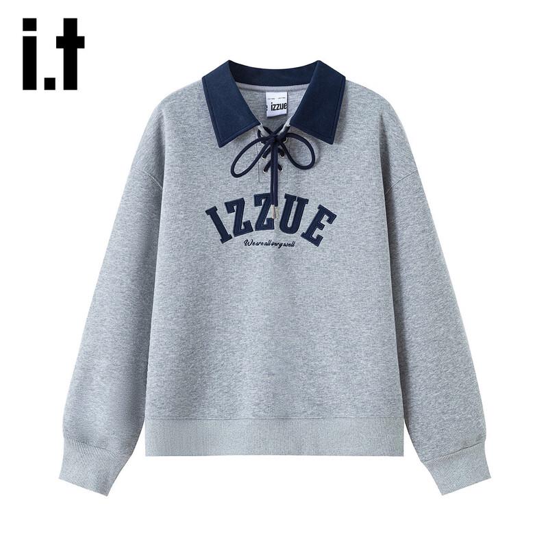 

Izzue It Women s Polo Collar Sweatshirt XL