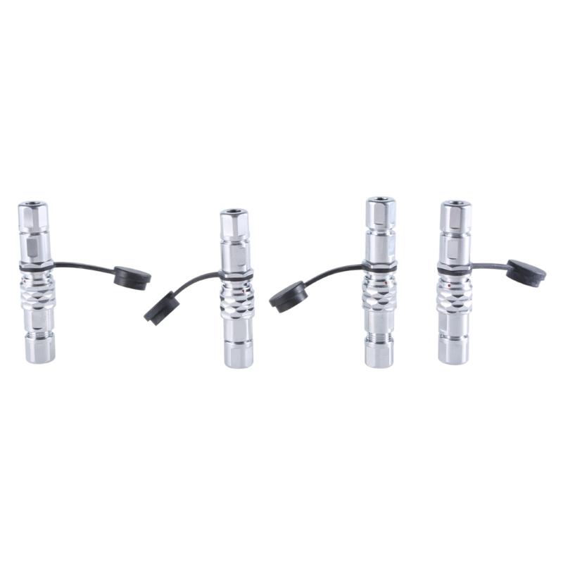 Metal SF6 Plug And Socket Pair  Industrial Connectors Quick Push Pull Precise For Digital Cables