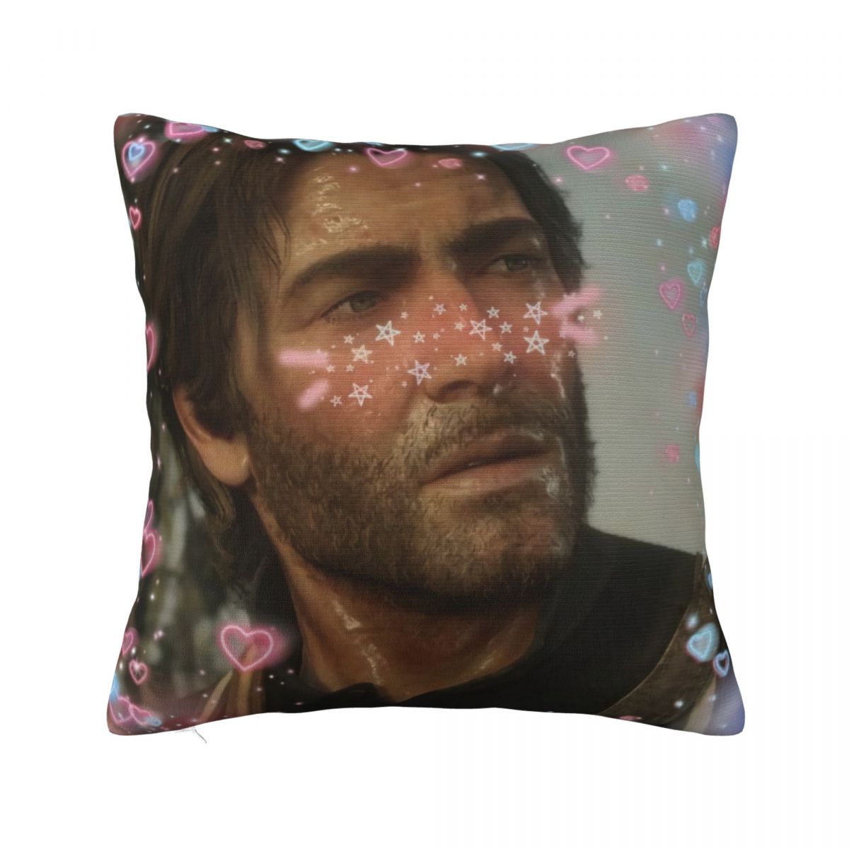 

Arthur Morgan Hearts West Cowboy Pillow Cover Soft Pillow Case Cushion Cover Graphic Pillowcases For Sofa Home Decoration 55cmx55cm