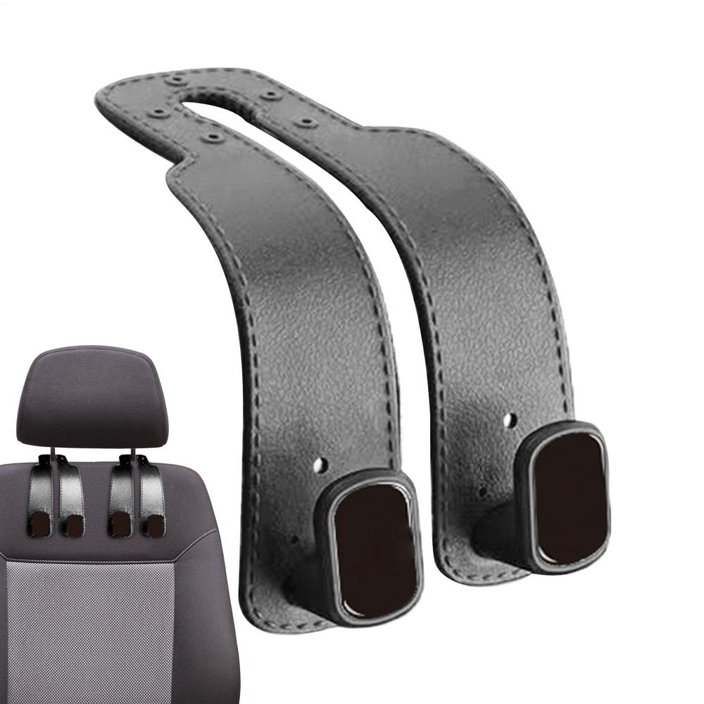

Car Seat Hooks for Headrest Car Bag Hooks Phone Holder Multifunctional Compact Organizer for Truck Umbrella Coat Purse Backseat серый