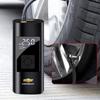 1Pcs Car Tire Inflator Smart Digital Inflatable Pump Emblem Accessories for Chevrolet Camaro Trax Blazer Cavalier Onix Aveo Silverado Malibu Captiva