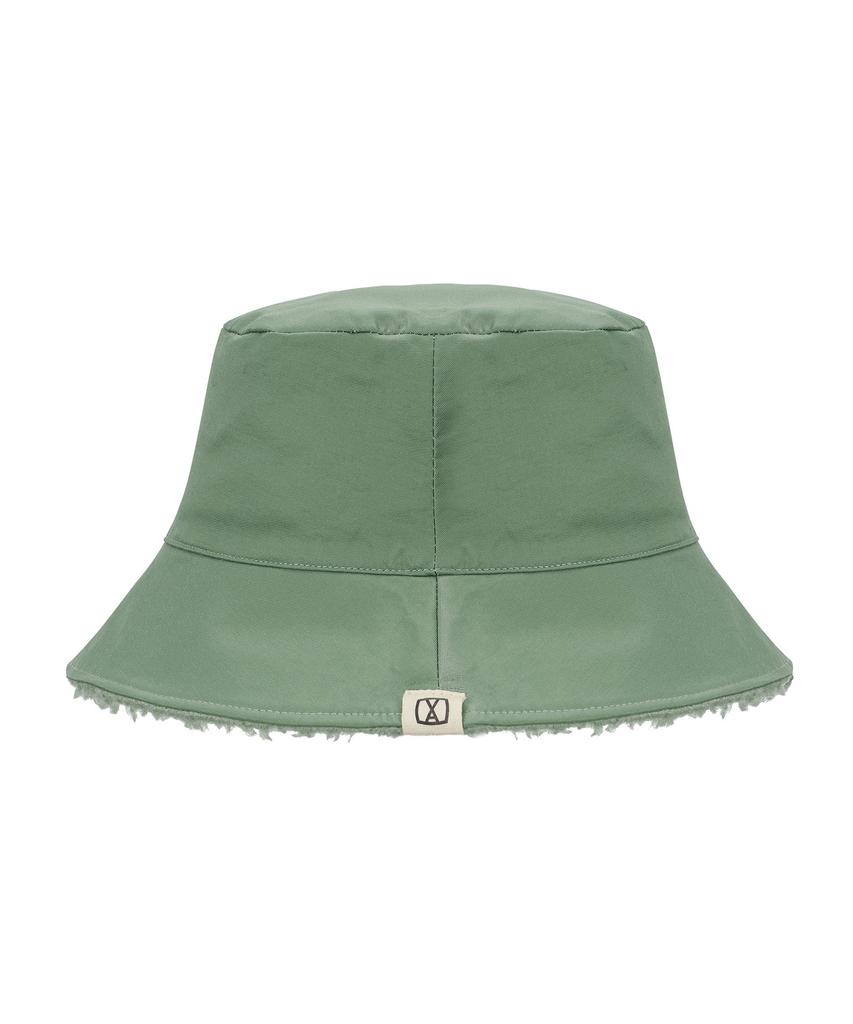 Bajal Va Square Label Reversible Bucket Hat Mint