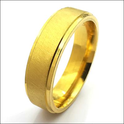 Ring aus Edelstahl im Vintage-Stil für Paare