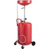 VEVOR Waste Oil Drain Tank 80 L Portable Oil Drain Air Operated Drainer Oil Change, Oil Drain Container