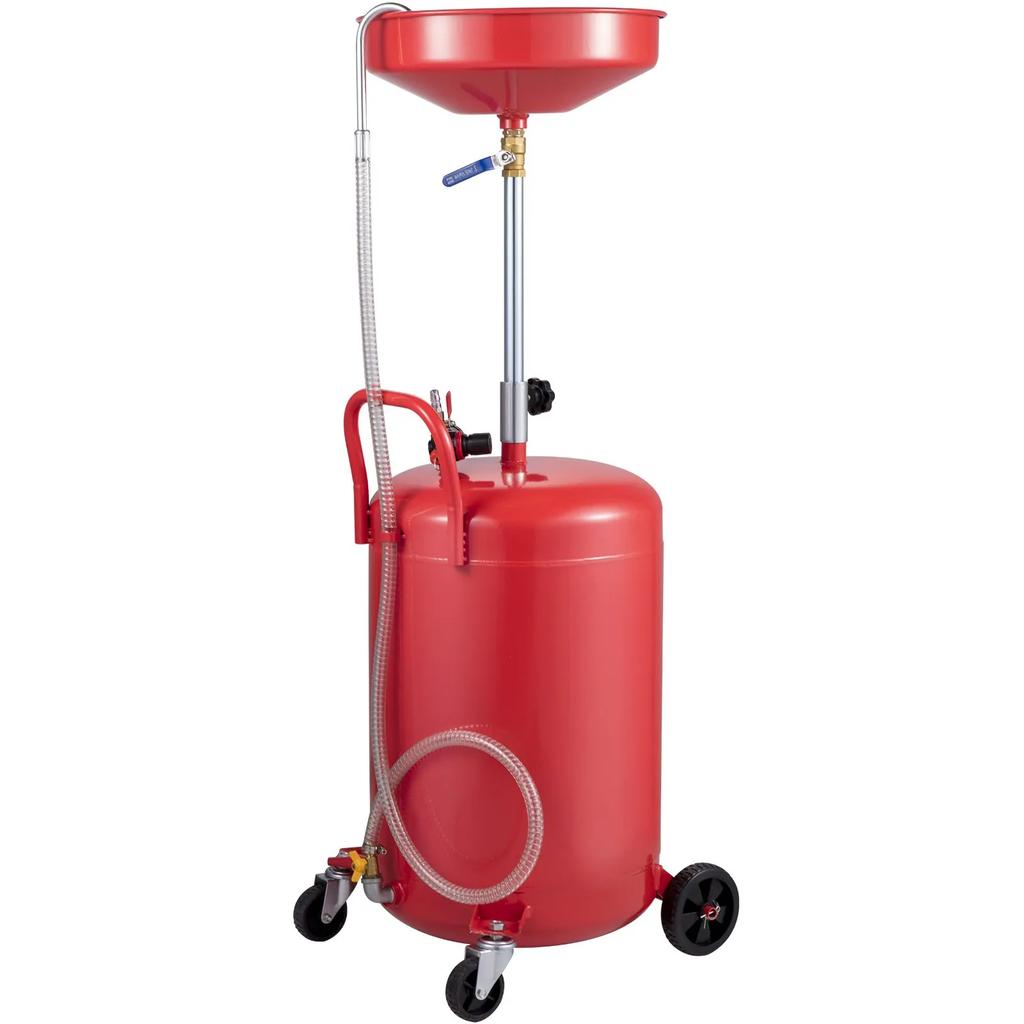VEVOR Waste Oil Drain Tank 80 L Portable Oil Drain Air Operated Drainer Oil Change, Oil Drain Container
