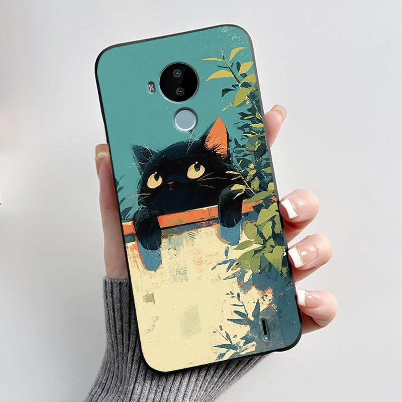 Cute Case For Nokia C30 Capa Coque Printing Shell Protective Cover Soft Silicone Cartoon Phone Casing Fundas